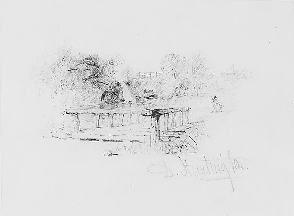 Daniel Huntington, Landscape (from McGuire Scrapbook)