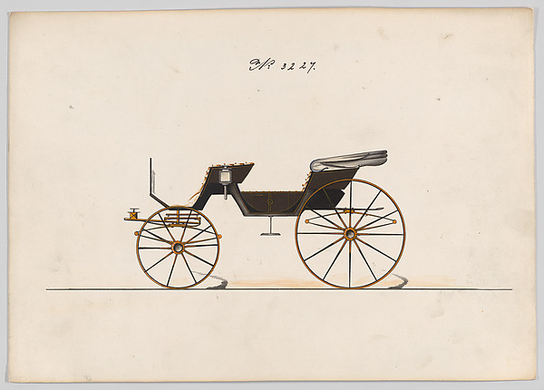 Brewster & Co., Design for 2 seat Phaeton, no. 3227