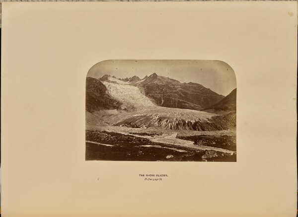 Ernest H. Edwards, The Rhone Glacier