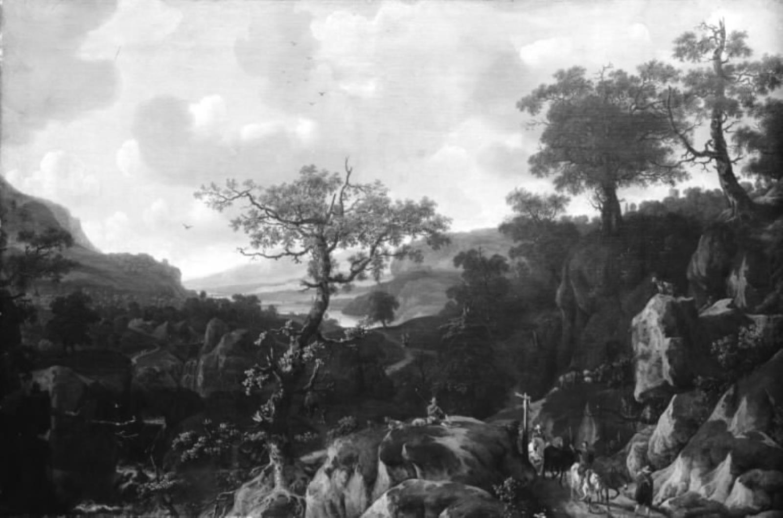 Johannes Lingelbach, Bjerglandskab
