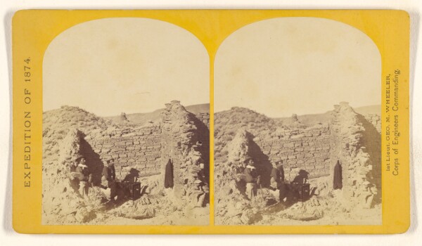 Timothy H. O'Sullivan, Characteristic ruin, of the Pueblo San Juan, New Mexico, on the north bank of the San Juan River...