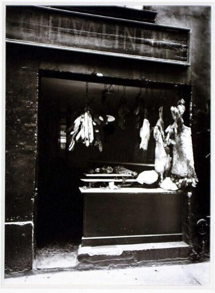 Atget, Jean-Eugène-Auguste, Boucherie, rue Christine