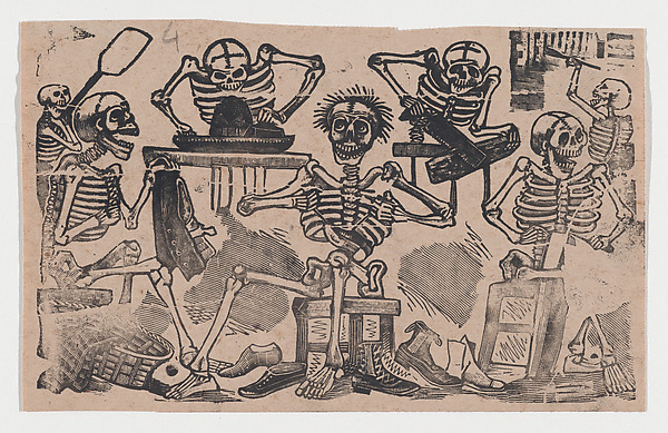 José Guadalupe Posada, Artisan skeletons