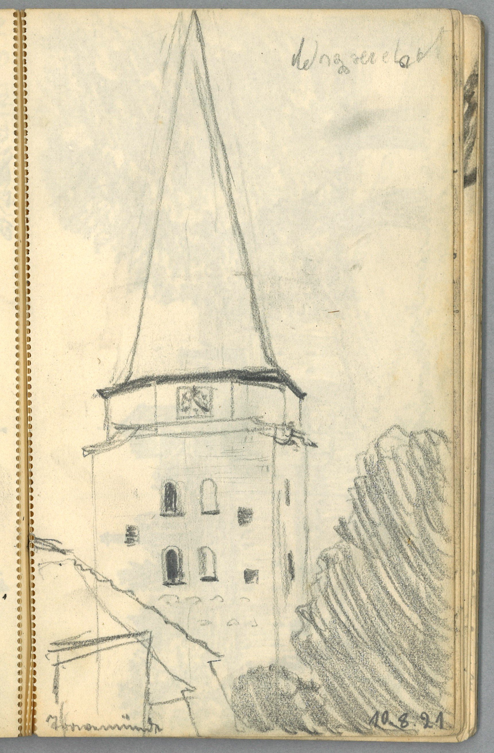 Margarete Wendel, Lübeck-Travemünde: Lorenzkirche, Kirchturm