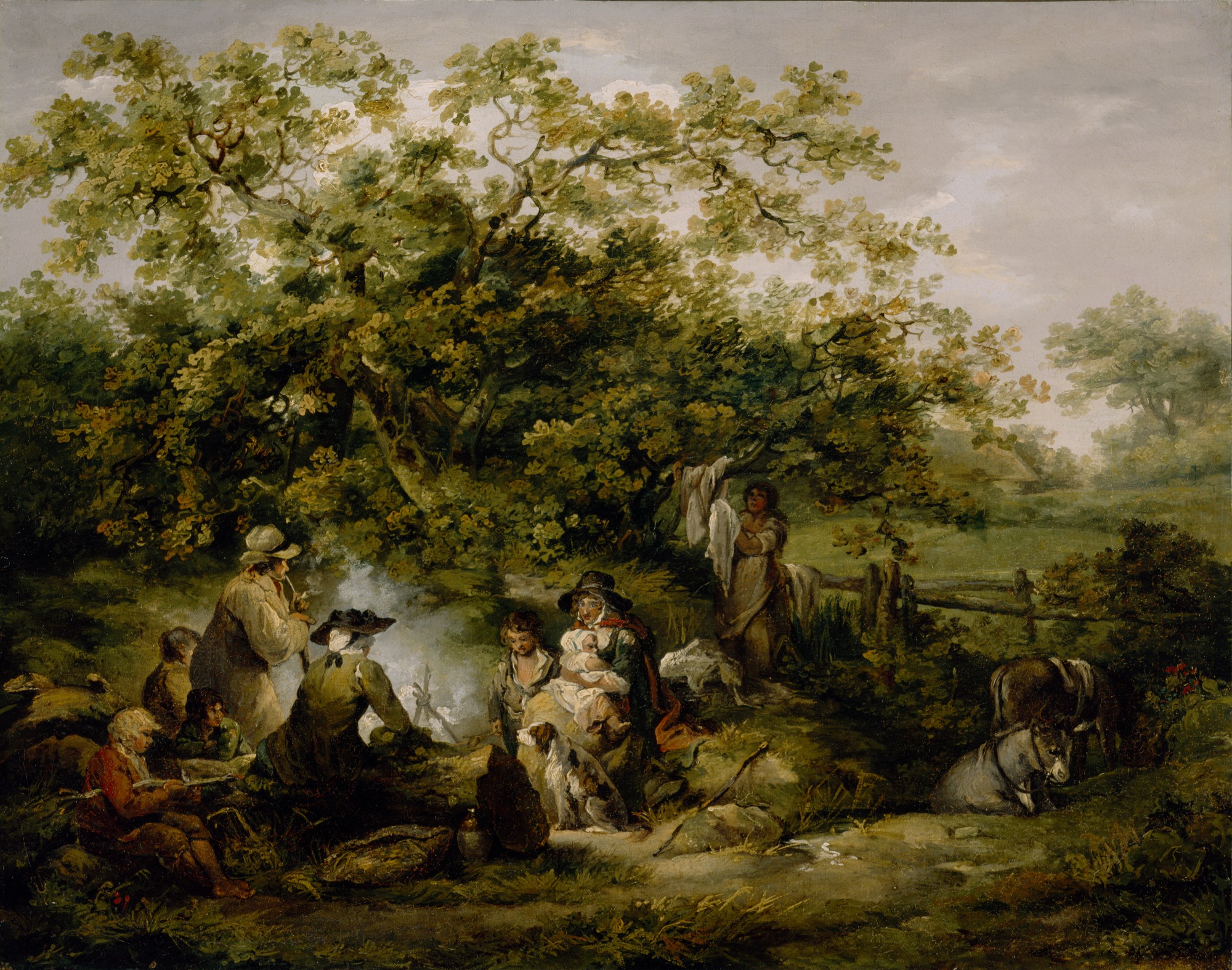 George Morland, Gypsy Encampment