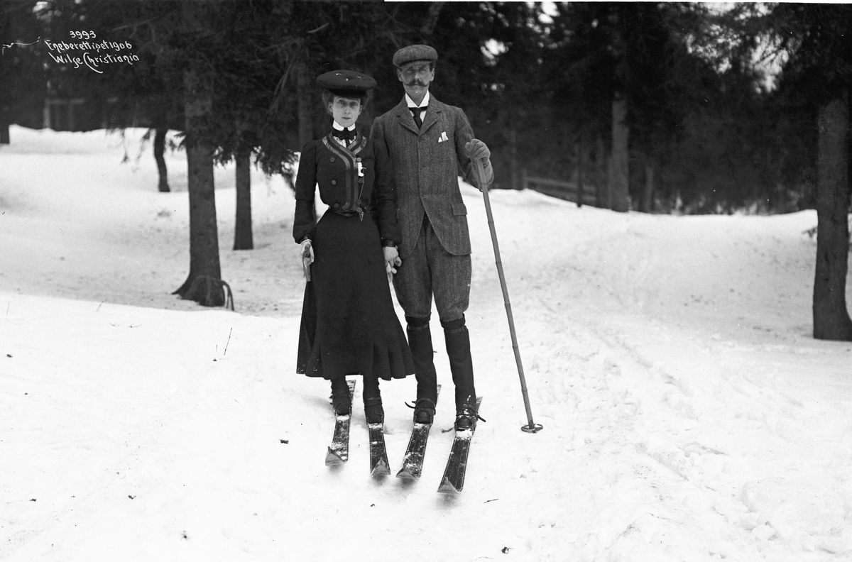 Anders Beer Wilse, Prot: Kongen og Dronningen paa Ski 3/3