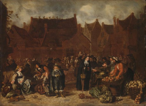Sybrand van Beest, Vegetable Market