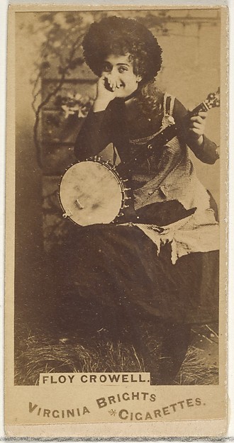 Allen & Ginter, Floy Crowell, from the Actors and Actresses series (N45, Type 1) for Virginia Brights Cigarettes