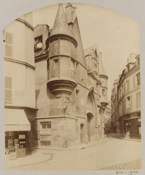 Atget, Jean-Eugène-Auguste, Hotel de Sens, Paris, France