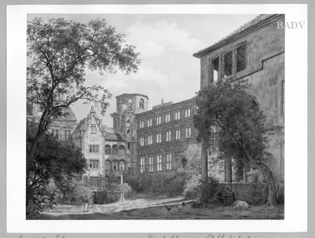 Jakob Alt, Heidelberger Schloss
