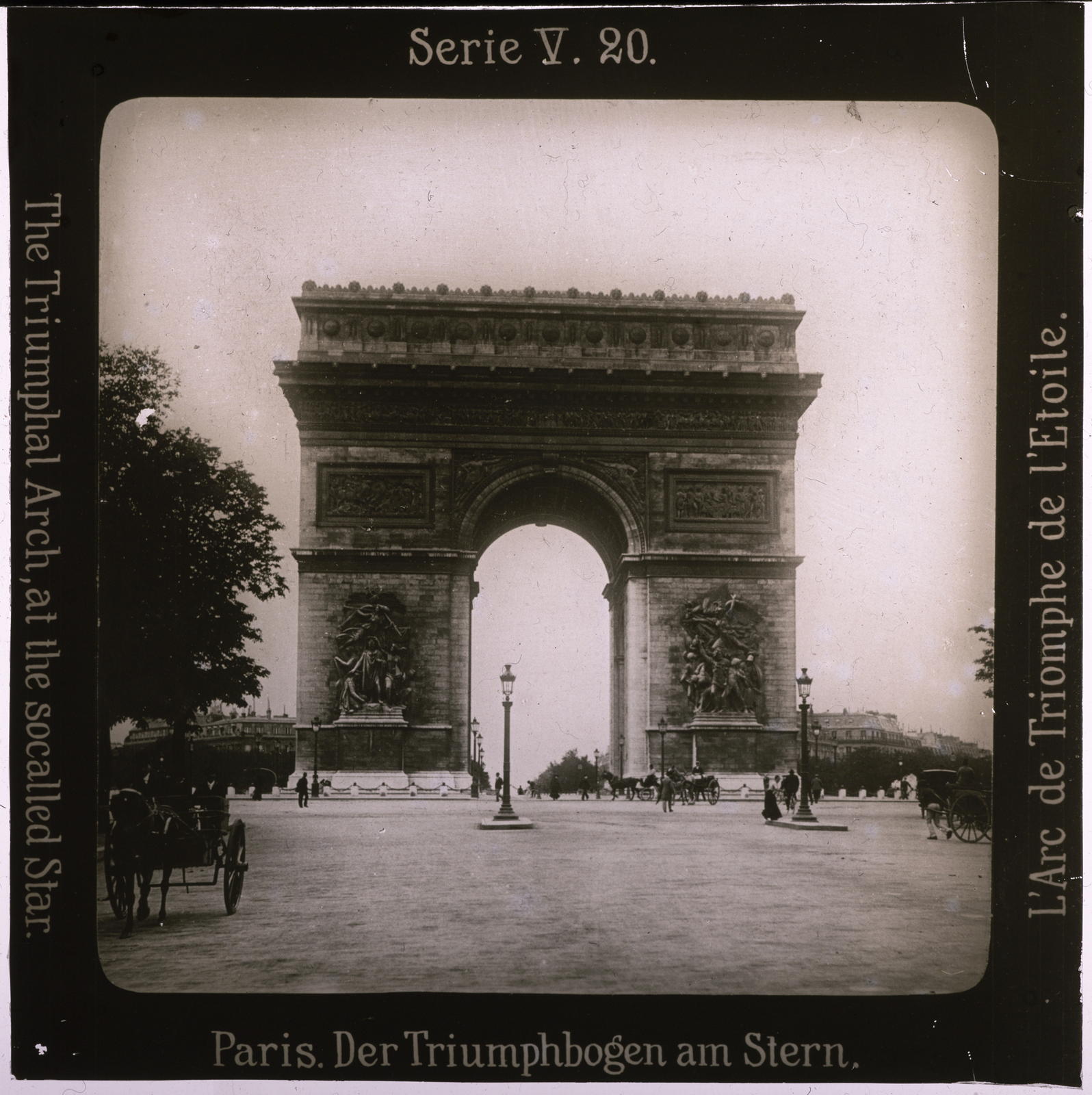 Desconegut, Paris. Der Triumphogen am Stern Projection für Alle