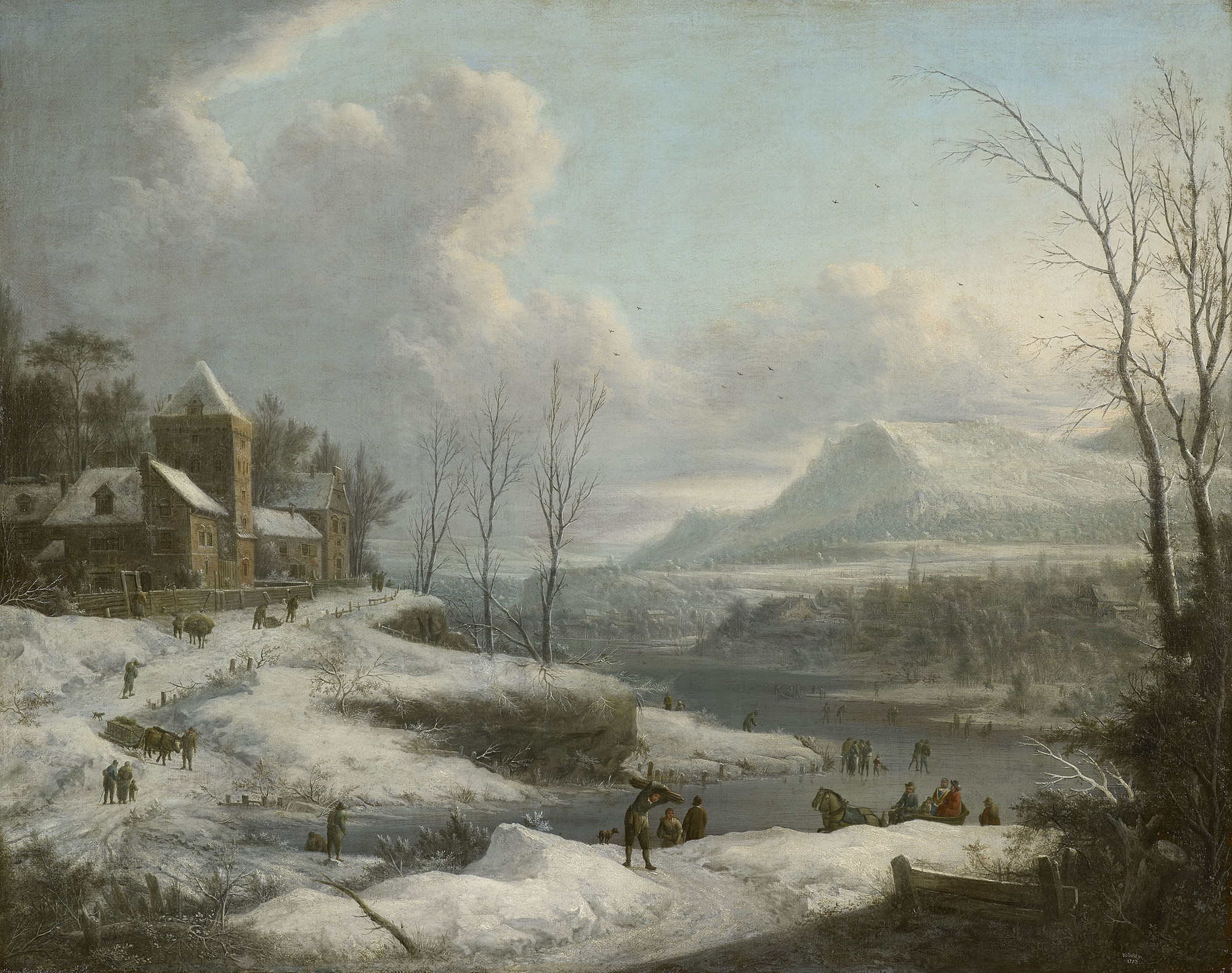 Johann Christian Vollerdt, Winter Landscape