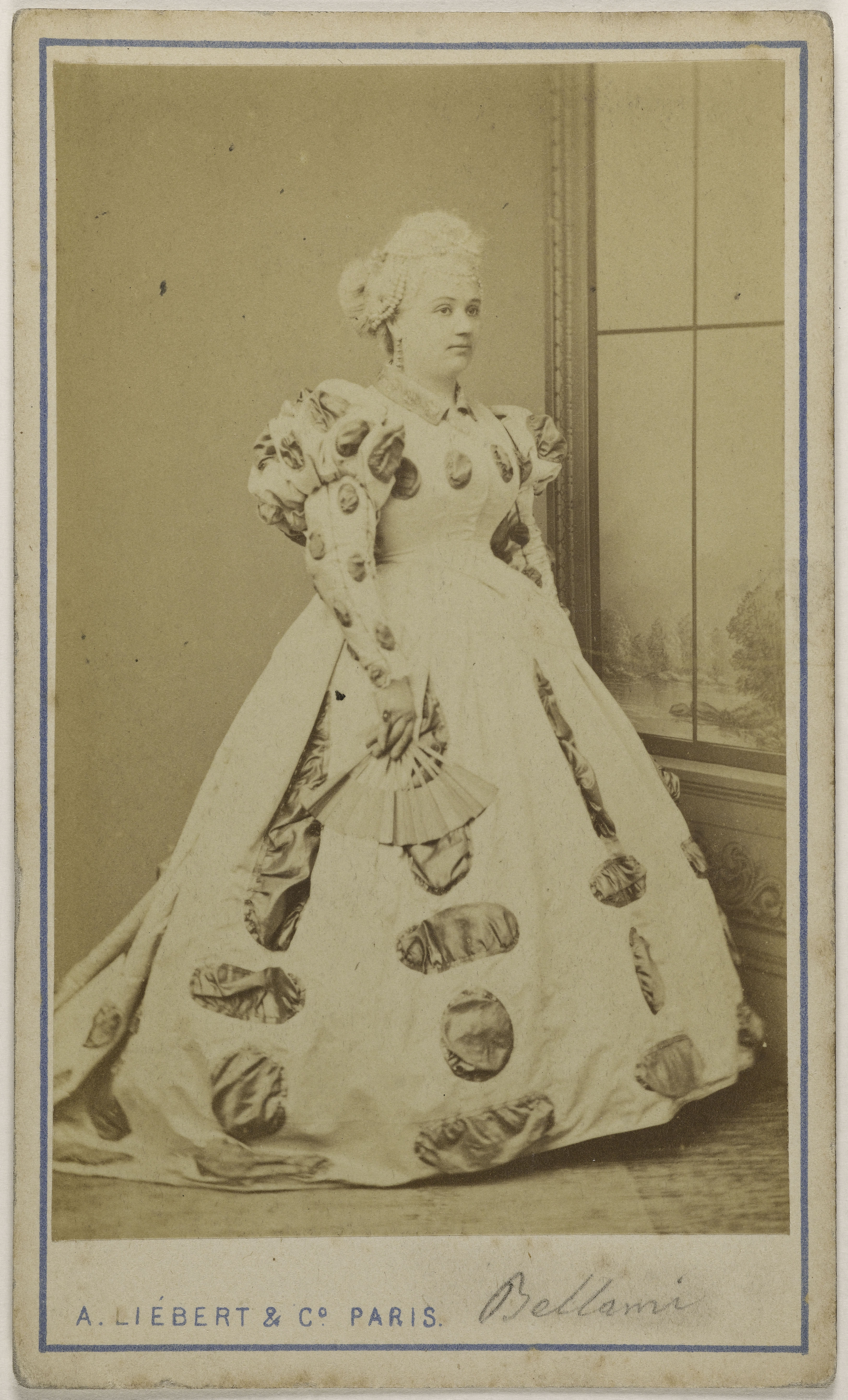 Alphonse Liébert, Portrait de Bellamy, Maria, (1835-), (actrice)