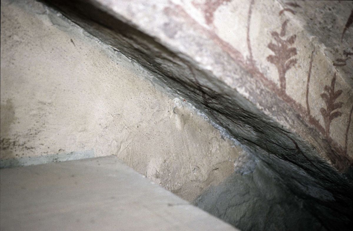 Rune Hammarling, Lime painting in Bälinge Church, Bälinge parish, Uppland 1989
