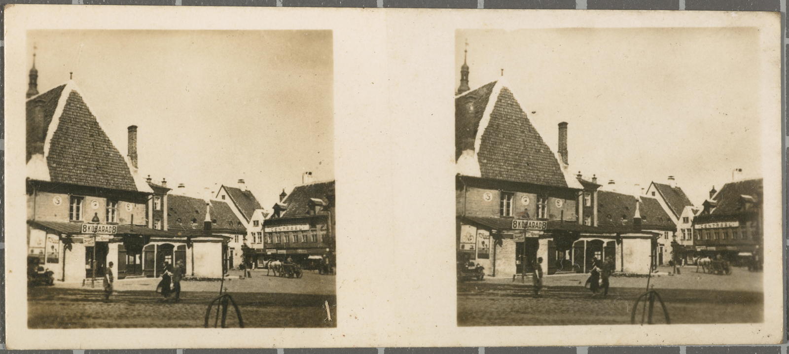 Desconegut, N.º 180. Ventspils (Windau). - Plaza del Mercadero.