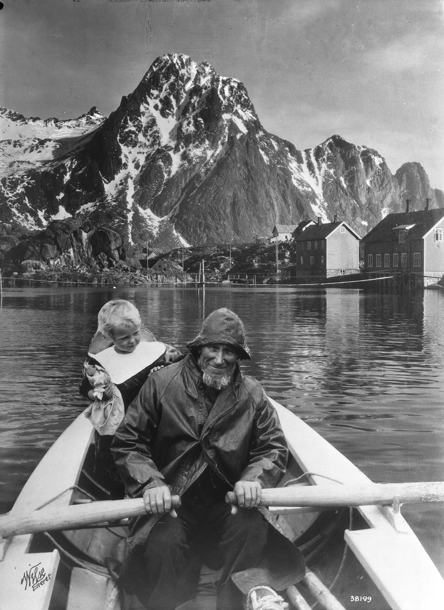 Anders Beer Wilse, Prot: Genre, Fiskeren med Barnebarn sammensatt