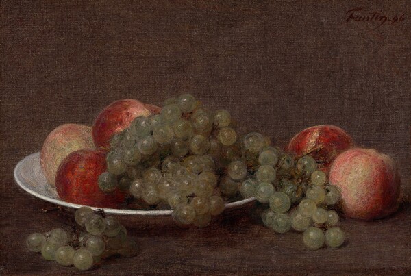 Henri Fantin-Latour, Still Life with Peaches and Grapes