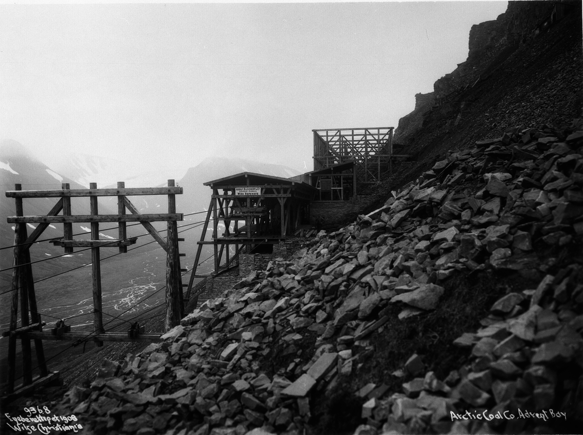 Anders Beer Wilse, Prot: Longyear City - Kraftstation 19/8 1908