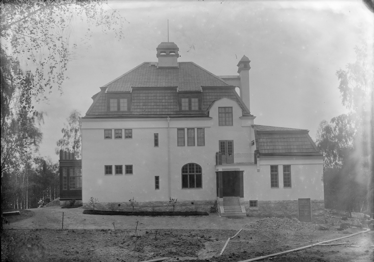 Henri Osti's Fotografiateliér, Bagarmaster Matthias Duboi’s villa, Uppsala, before 1914