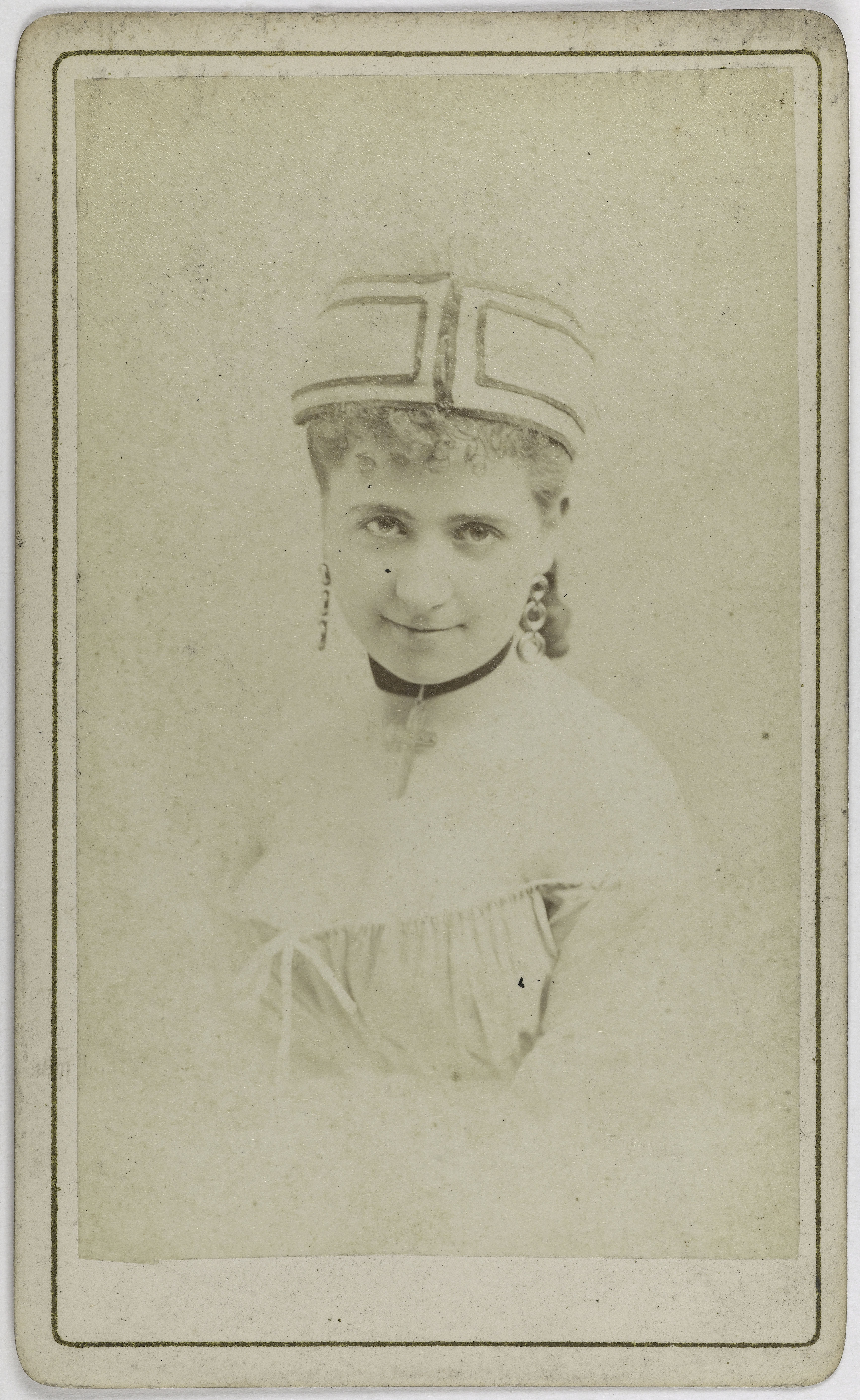André-Adolphe-Eugène Disdéri, Portrait de Perrot Marthe (?), (actrice)