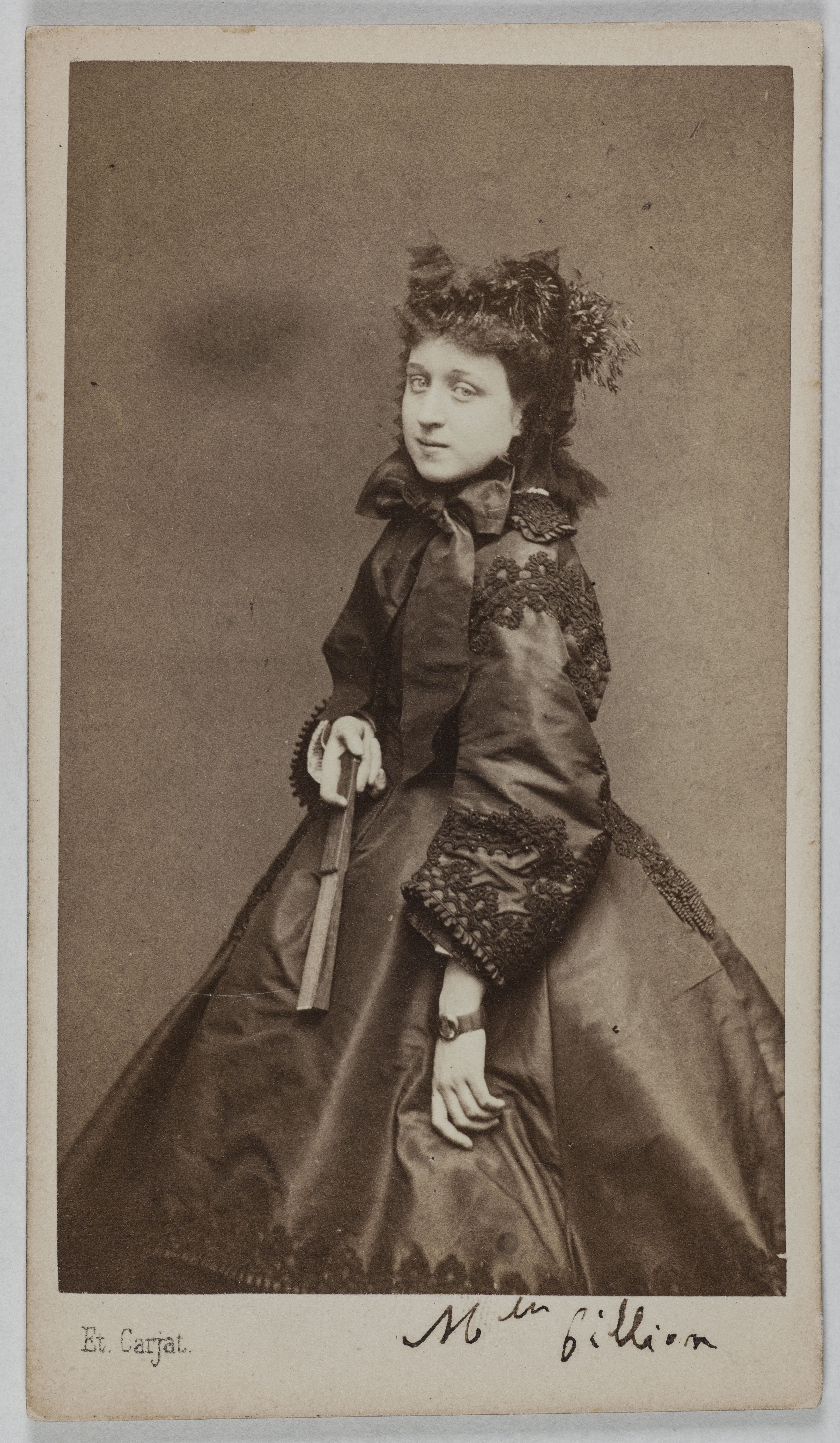 Carjat & Cie, Portrait de Fillion Marie, (actrice)