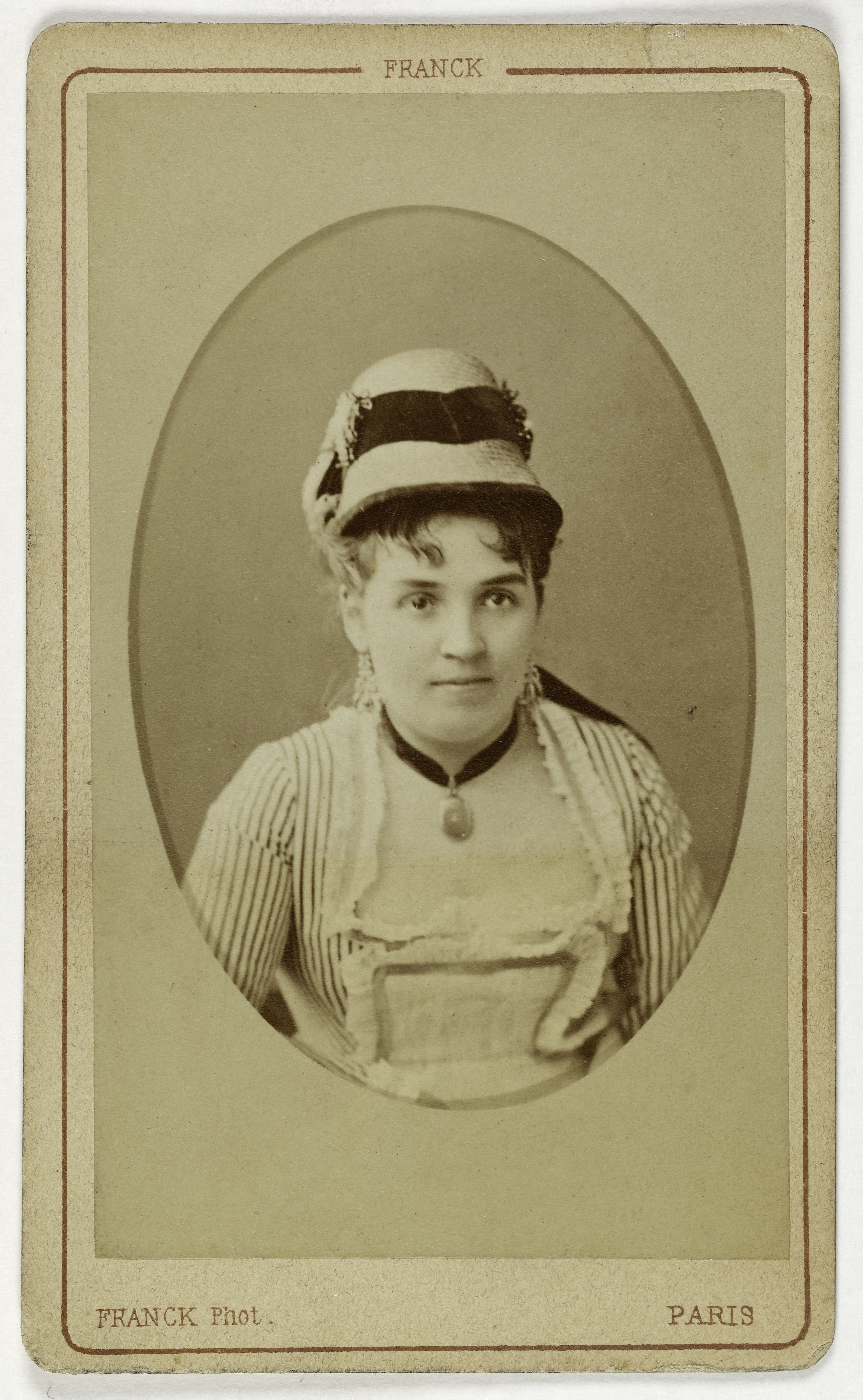 Franck, Portrait de Gréty, (actrice)