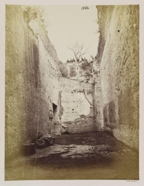 Parker, John Henry, House of Nero and Thermae of Titus, A.D. 60 - Chamber of fine brickwork, the vault destroyed