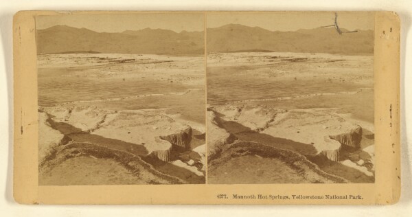 Benjamin West Kilburn, Mannoth [sic] Hot Springs, Yellowstone National Park.