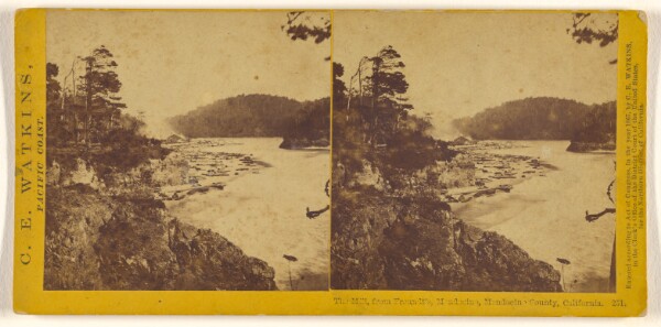 Carleton Watkins, The Mill, from Freundt's, Mendocino, Mendocino County, California.