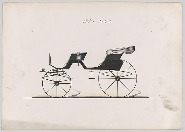 Brewster & Co., Design for Cabriolet Phaeton, no. 3193