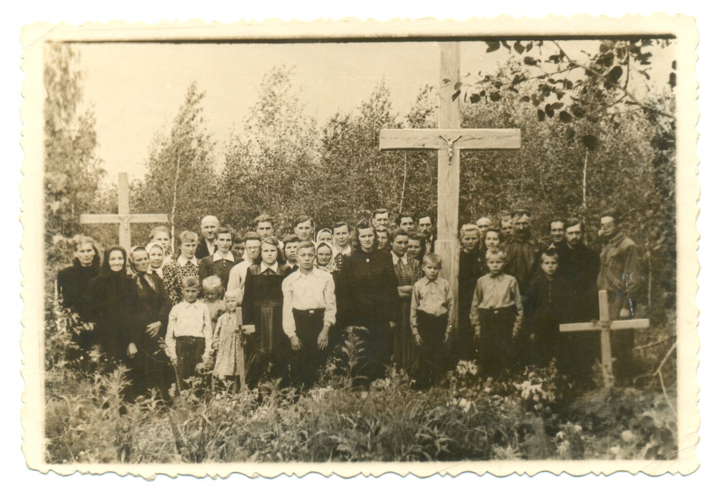 Nežinomas fotografas, Aleksandro Juškos laidotuvių metinės. Irkutsko sr.