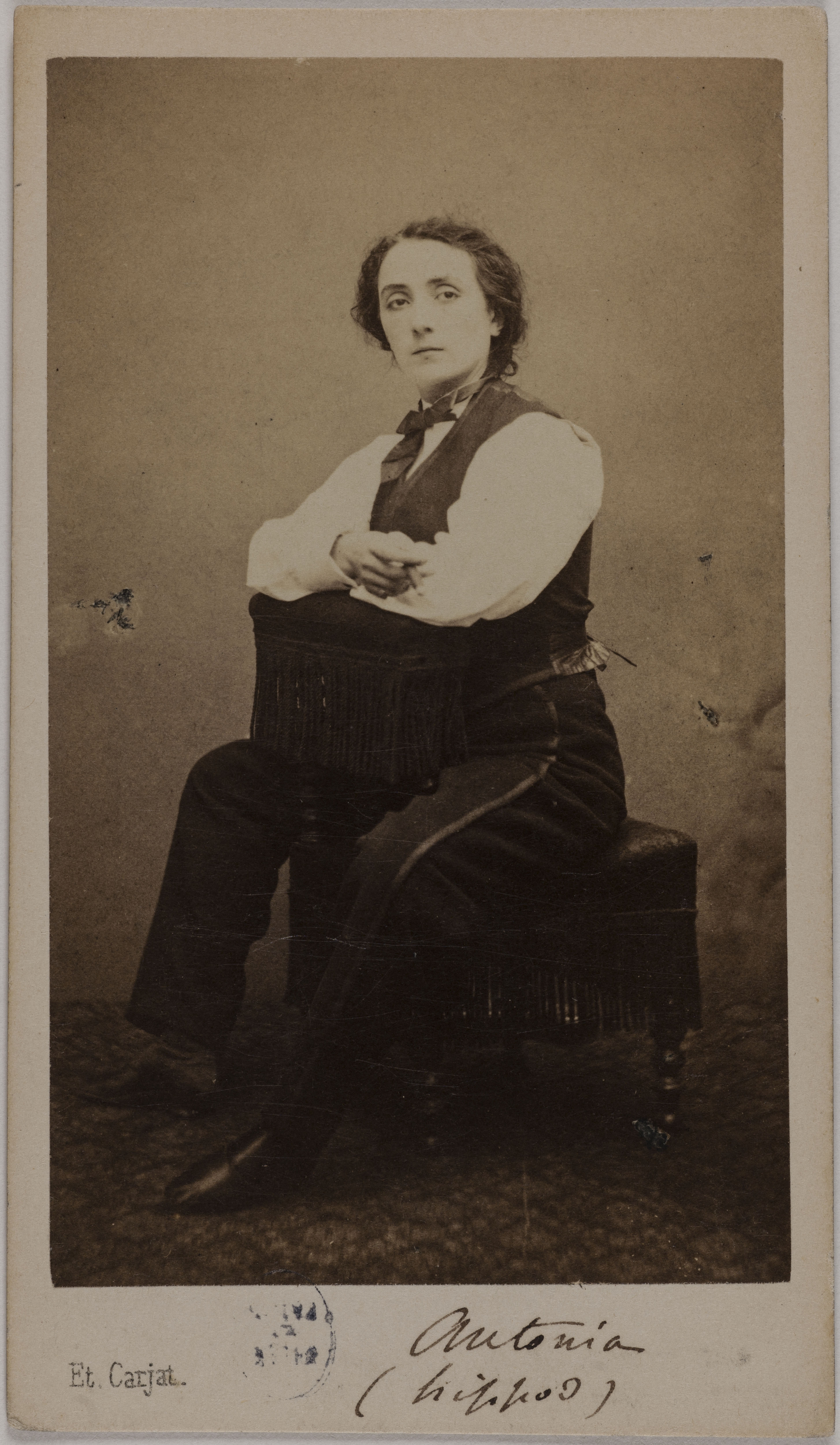 Etienne Carjat, Portrait d'Antonia.