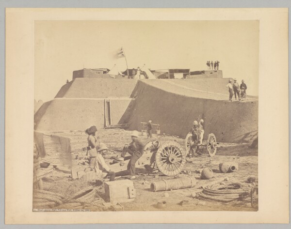 Felice Beato, Headquarter Staff, Pehtung Fort, August 1st, 1860