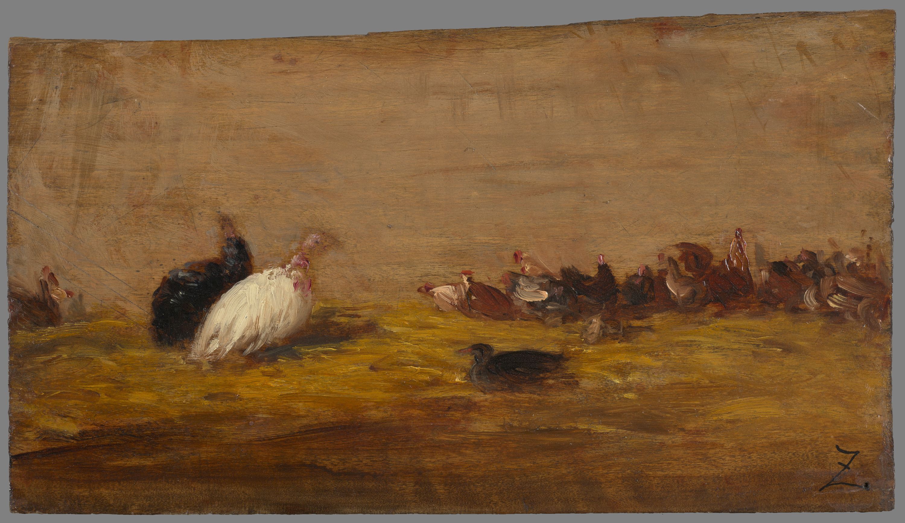Félix Ziem, Les Dindons