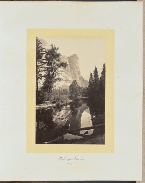 Carleton Watkins, Washington Column 2082 ft.