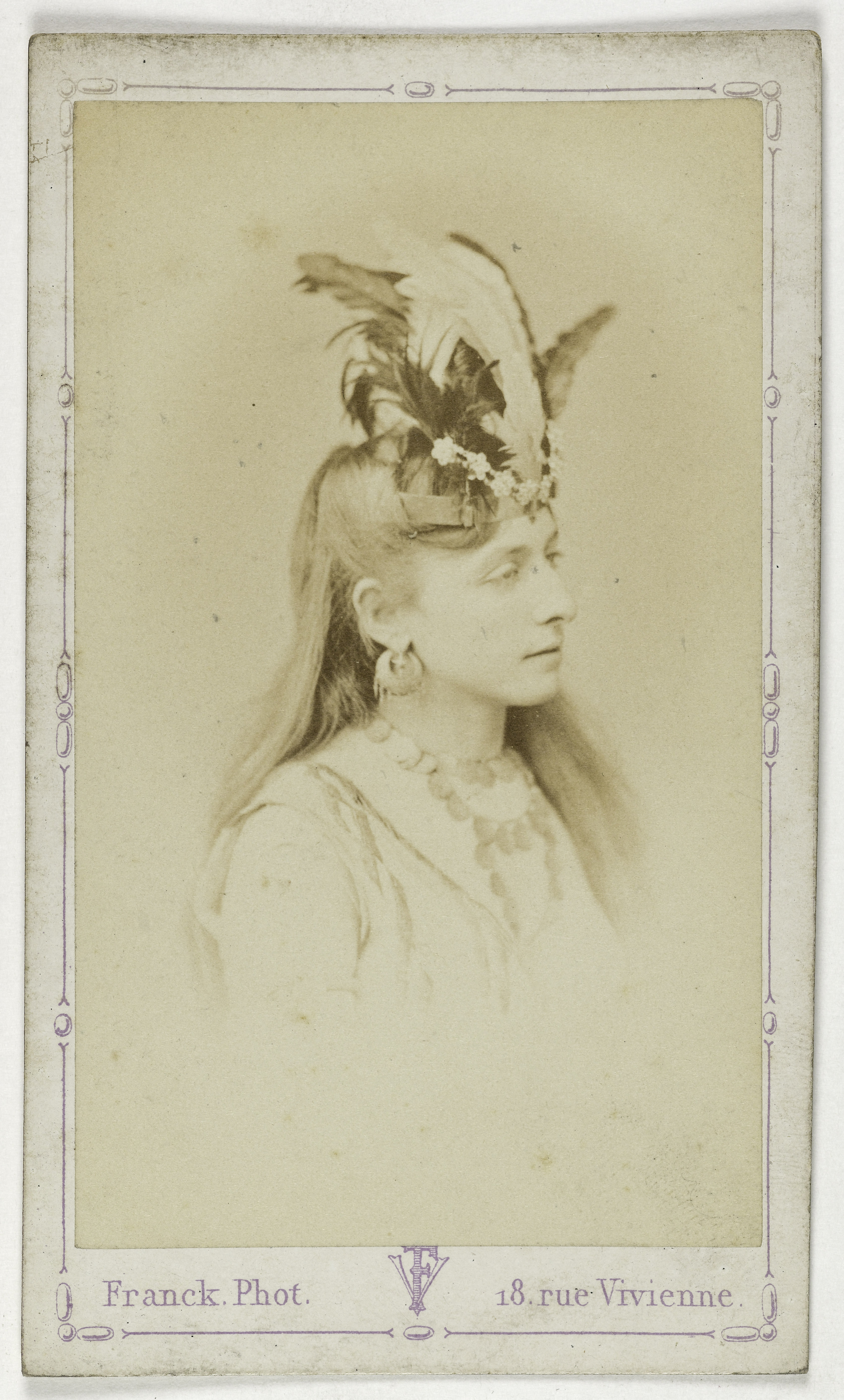 Franck, Portrait de Hebert, (actrice au théâtre du Vaudeville)