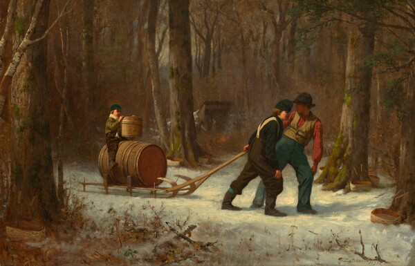 Eastman Johnson, On Their Way to Camp