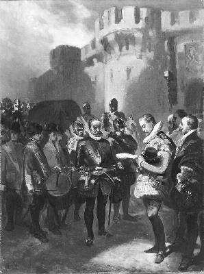Charles Rochussen, Anno 1597. Prins Maurits geeft het lijk van Varax na de slag bij Turnhout vrij