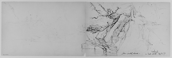 Daniel Huntington, Mohonk, 1871 (from Sketchbook)