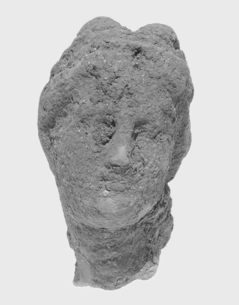 Unknown, Head with Melon Coiffure and Wreath