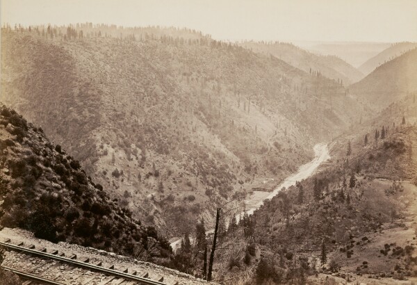 Carleton Watkins, [American River from Cape Horn]