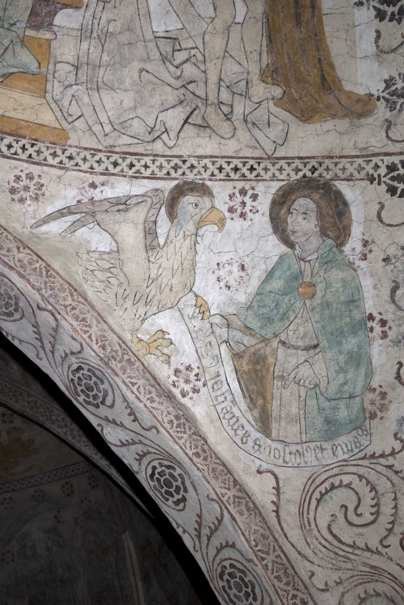 Bengt Backlund, Kalkmålning i Almunge kyrka, Uppland 2009