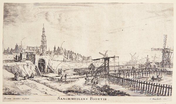 Reinier Zeeman, Zaagmolen-porten i Amsterdam