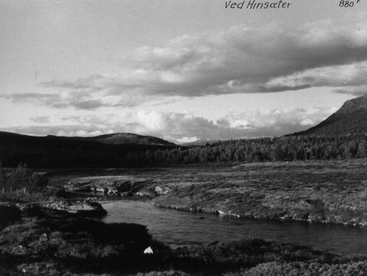 Anders Beer Wilse, Jotunheimen, Mellom Hinsæter og Bessheim, Landskap
