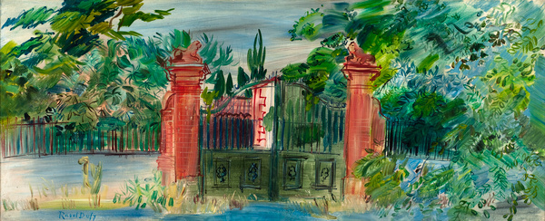 Raoul Dufy, La grille du jardin