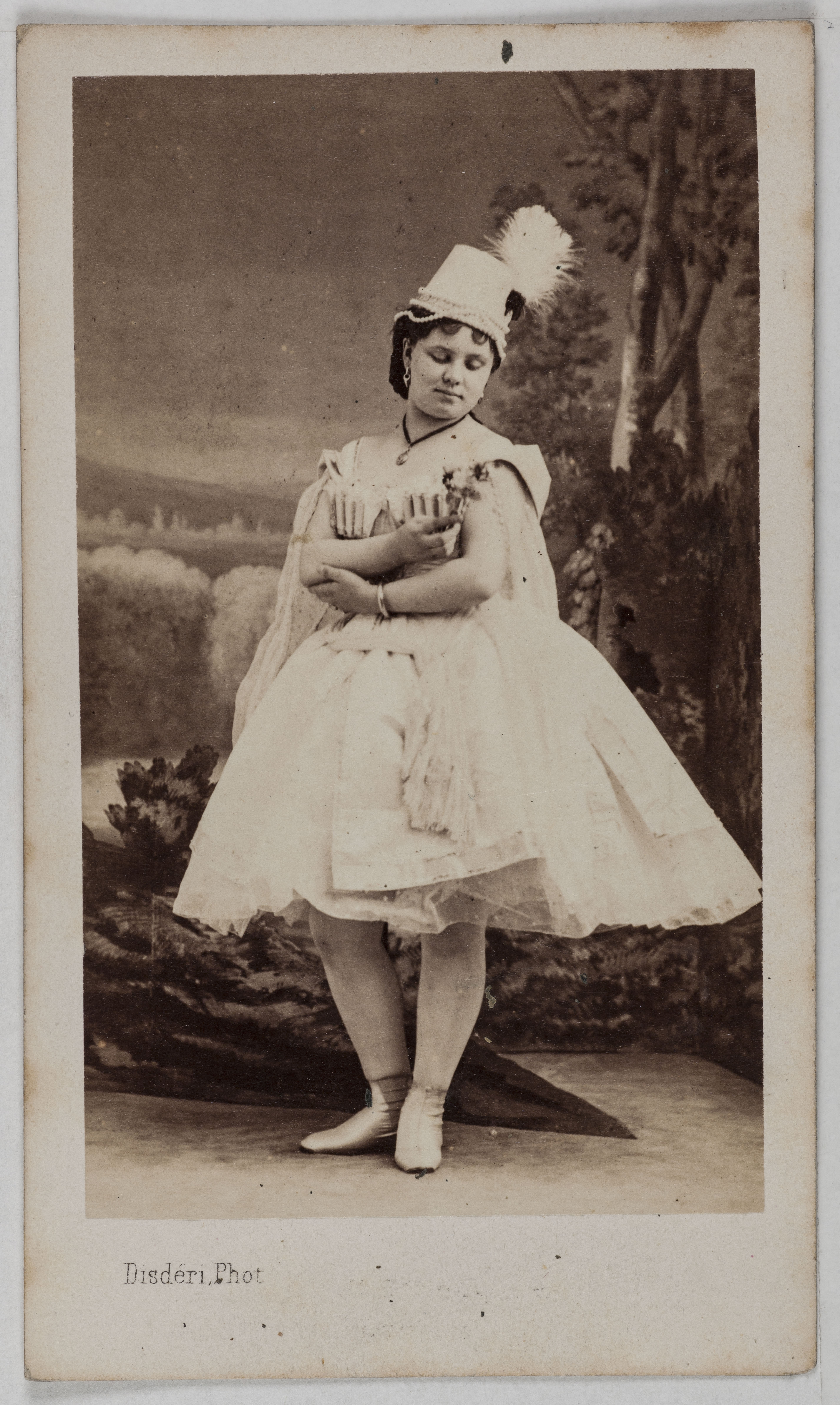 André-Adolphe-Eugène Disdéri, Portrait de Jousse (danseuse à l'Opéra)