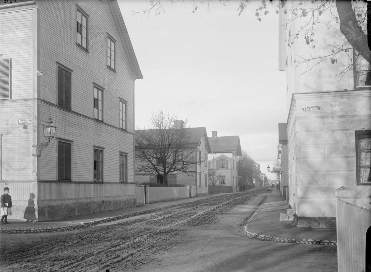 Alfred Dahlgren, Sturegatan from TorsStu, Luthagen Uppsala 1908