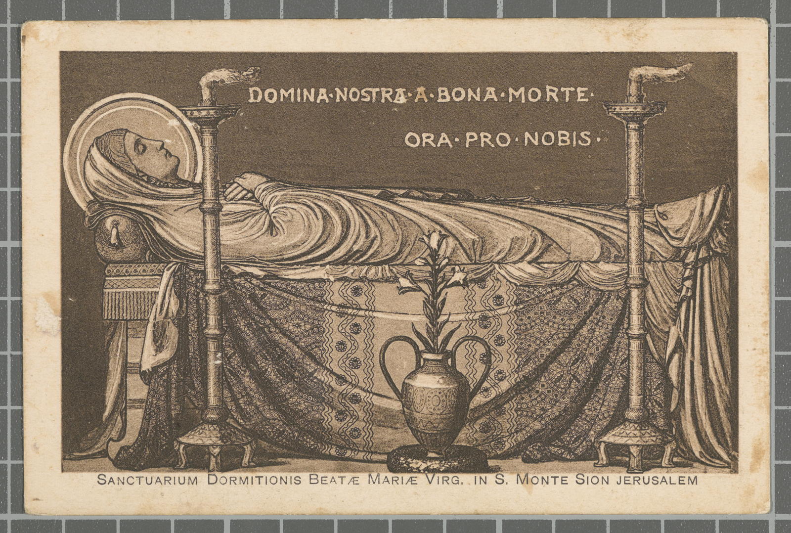 Desconegut, Sanctuarium Dormitionis Beatae Mariae Virg. in S. Monte Sion Jerusalem