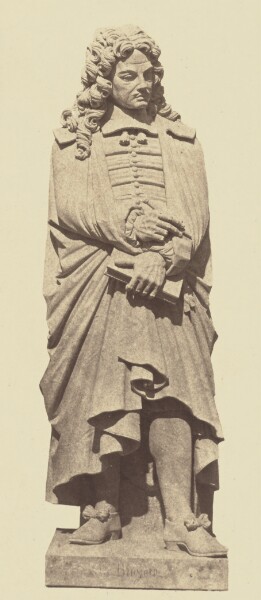 Édouard Baldus, ["La Bruyère", Statue by Joseph Stanislas Lescorné, Decoration of the Louvre, Paris]