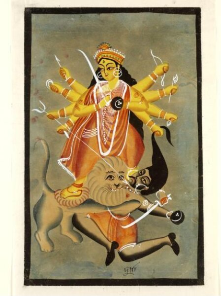 Unknown, Durga and Mahishasura